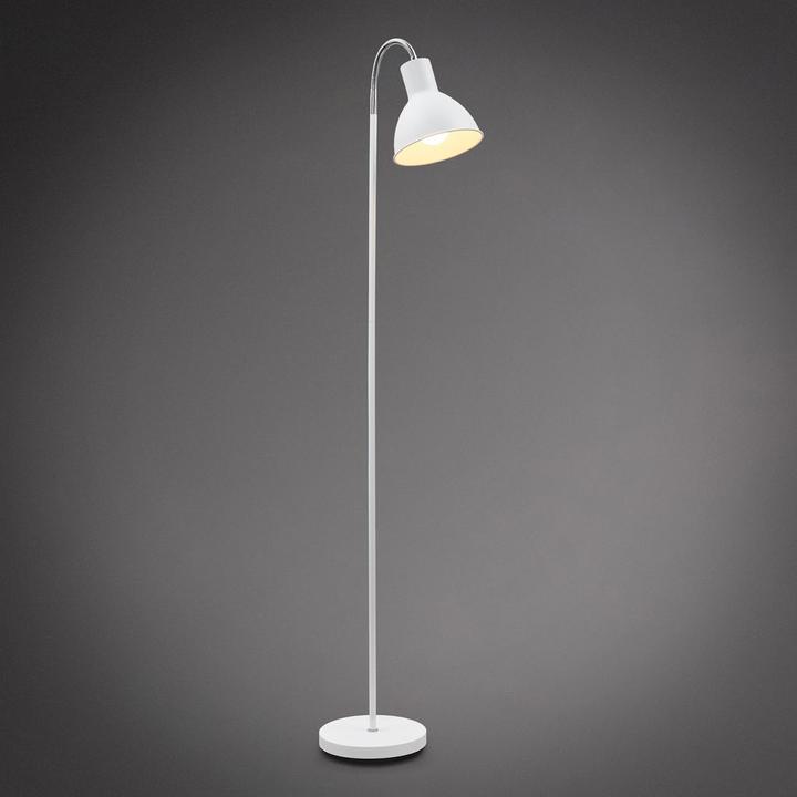 Produktbild B.K.Licht Stehleuchte, weiss-chrom, 1x/E27 exkl. max. 25W (E27)