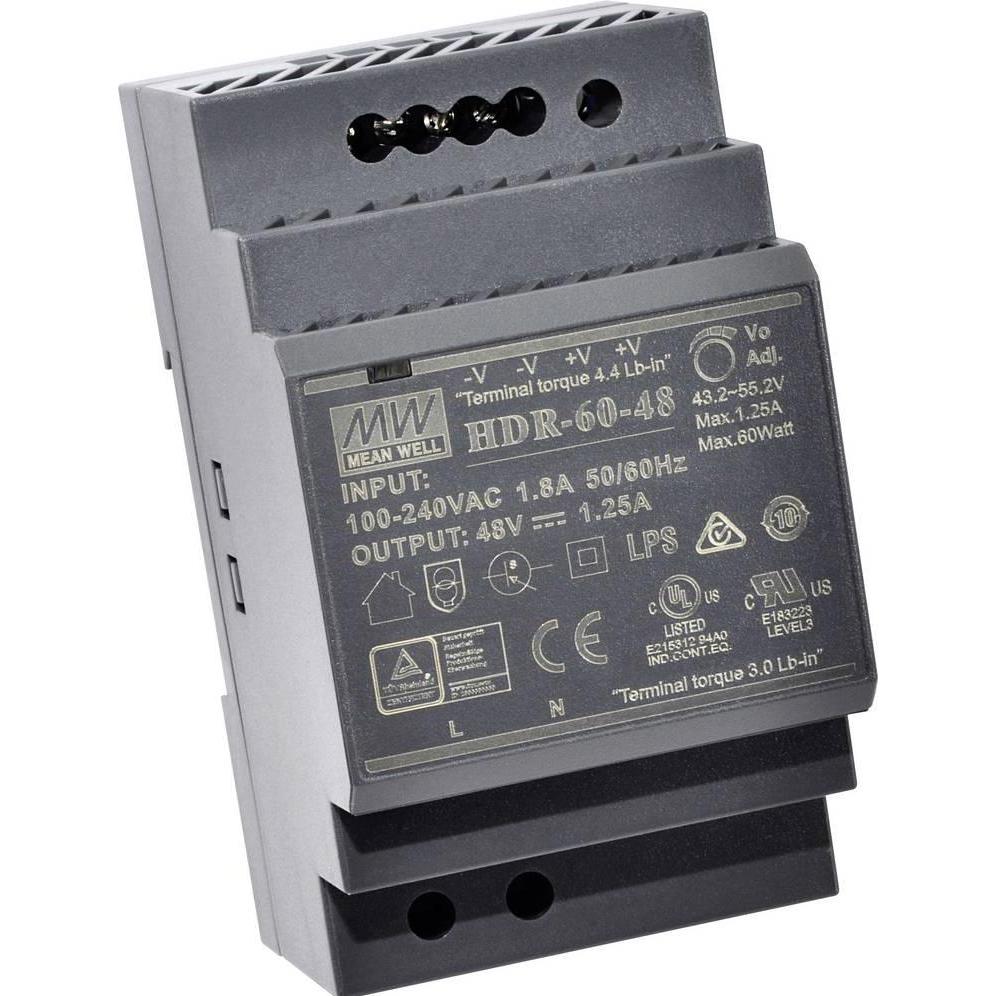 MeanWell, Systemstromversorgung, Hutschienen Netzteil (DIN Rail) 5 V/DC 6.5 A 32.5 W 1 x