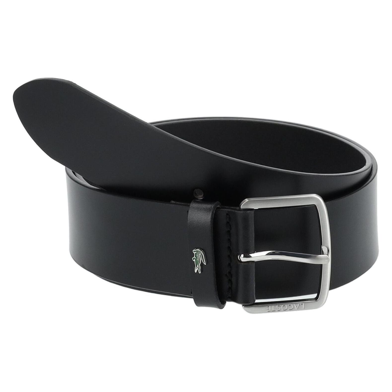 Lacoste, Herren, Gürtel, Gürtel, Schwarz, (90)