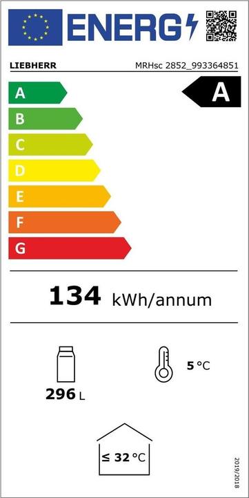 Energy Label Liebherr MRHSC 2852 (252 l)