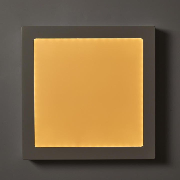 Image du produit Nedis Wi-Fi Smart Ceiling Light | Carré | 30 x 30 cm | Blanc chaud à blanc froid | Pleine couleur (RGB) (1400 lm)