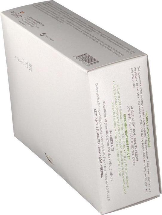 Actual product image Argiletz Ready-to-use green clay - 36 sachets -