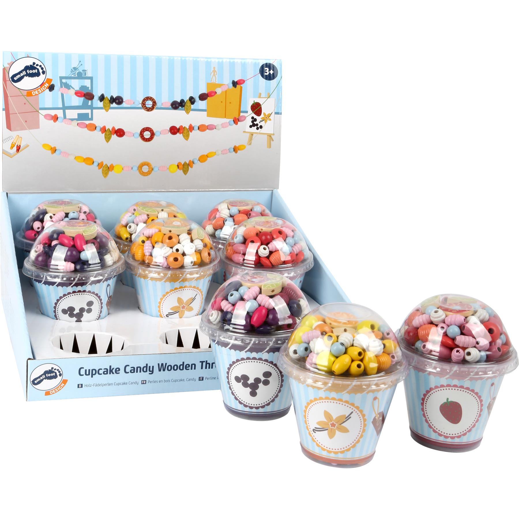 Thumbnail - Legler OHG Display Holz-Fädelperlen Cupcake Candy