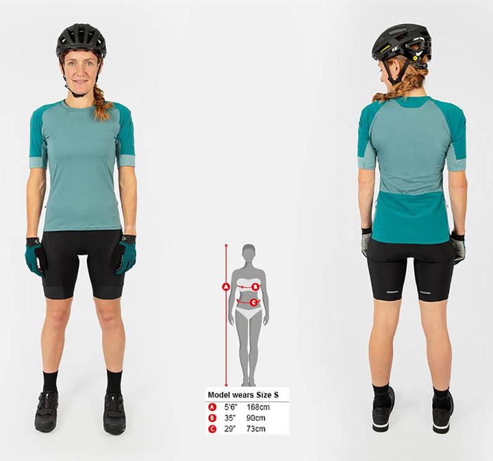Actual product image Endura Ladies GV500 Jersey (short sleeve) (L)