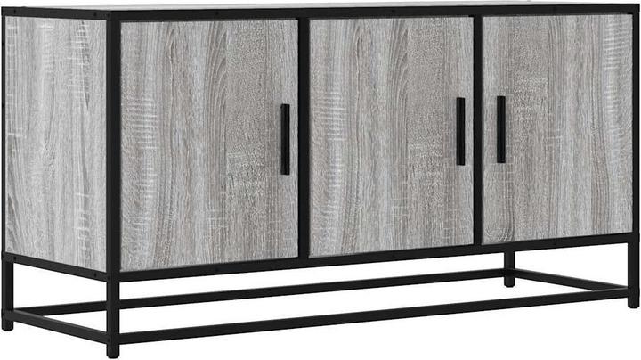 Actual product image VidaXL TV cabinet Lowboard TV cabinet TV table Grey Sonoma wood-based material (100 x 35 x 50 cm)