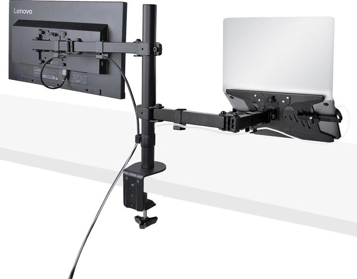 Actual product image StarTech Monitor Arm with VESA Laptop Tray (Table, 34", 16 kg)
