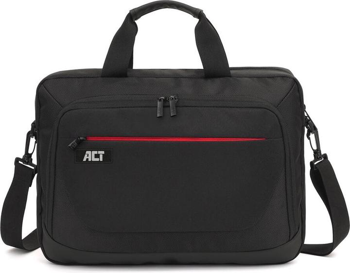 ACT Borsa a tracolla Suburb per laptop fino a 15,6", realizzata con bottiglie di plastica riciclate (15.60", Universale)