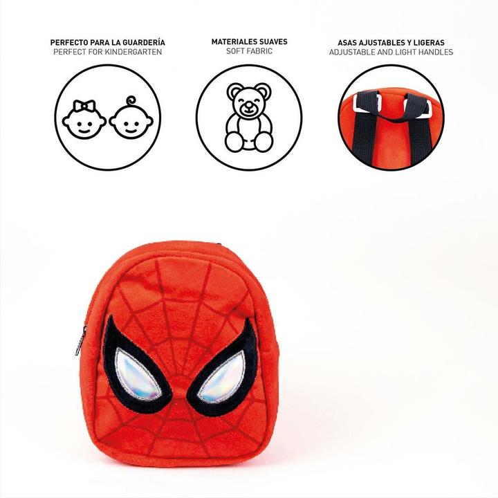 Actual product image Spiderman School rucksack Spider-Man red 18 x 22 x 8 cm