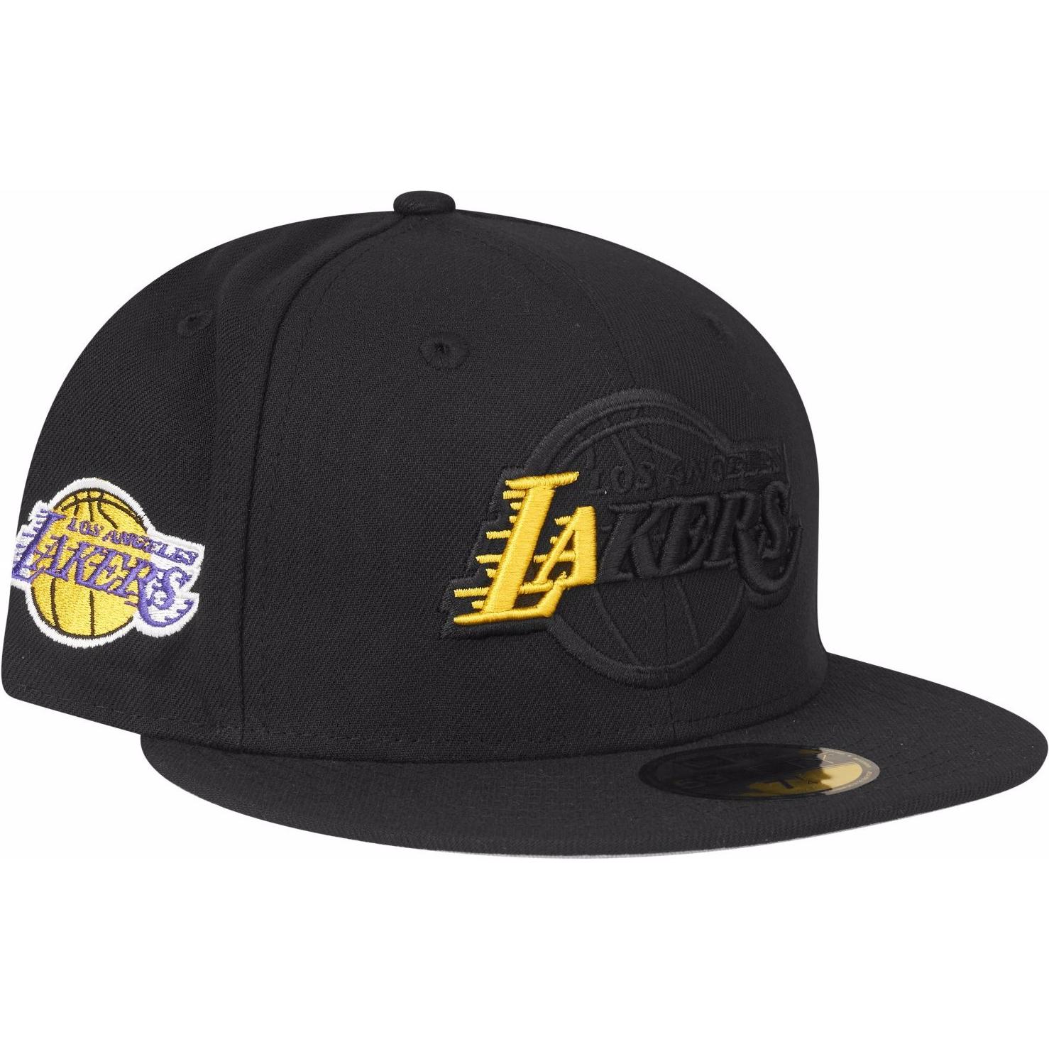 New Era, Herren, Cap, 59Fifty Elemental Los Angeles Lakers, Schwarz, (6 7/8)
