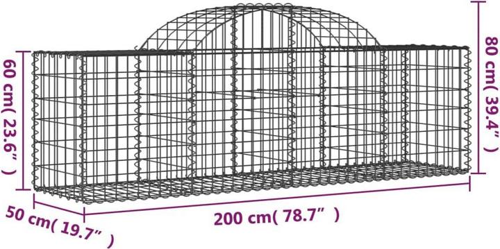 Actual product image vidaXL Gabionenkorb
