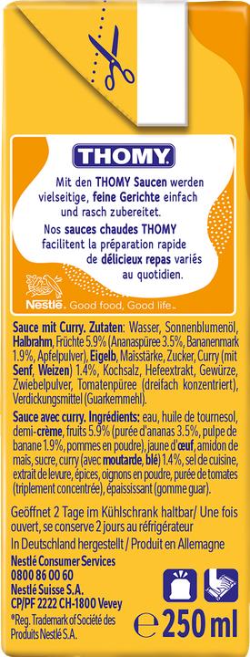 Immagine prodotto THOMY Curry Sauce (256.25 g)