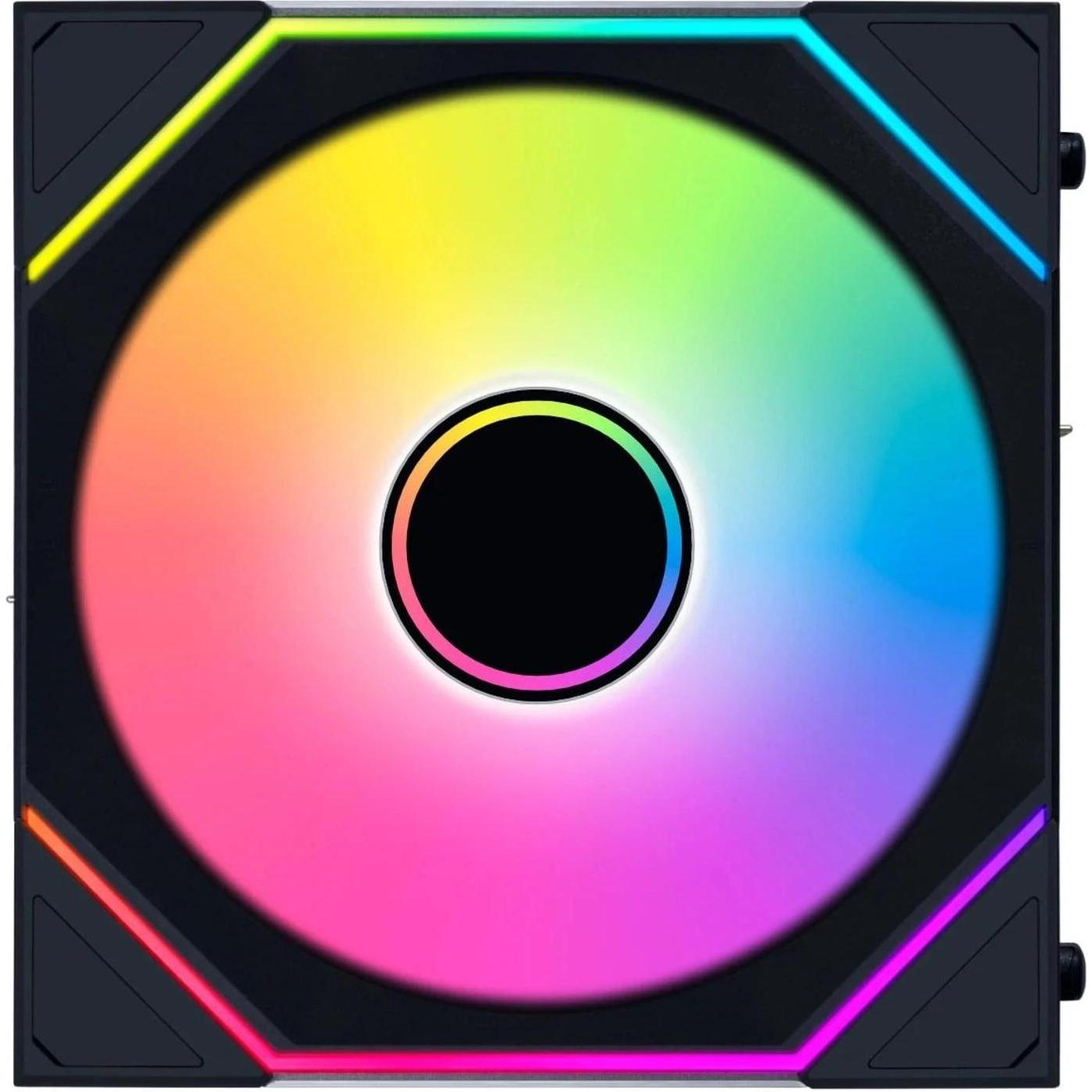 Lian-Li UNI FAN SL-INF Wireless Reverse Blade (120 mm, 1 x), Ventola PC, Nero