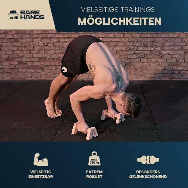 Actual product image Bare Hands Liegestützgriffe für Calisthenics
