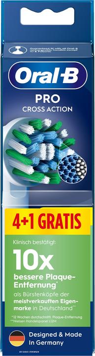 Produktbild Oral-B Pro CrossAction 4+1 Weiss (5 x)