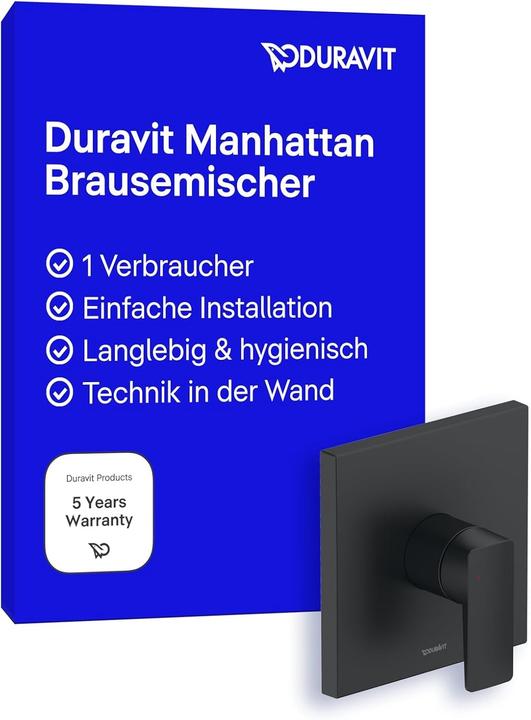 Actual product image Duravit Manhattan single lever shower mixer concealed, consumer 1, MH4210010