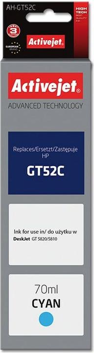 Energielabel Activejet AH-GT52C - Compatibel - inkt op kleurstofbasis - Cyaan - HP - Per stuk - H (C)