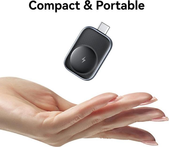Actual product image Usams CD247 Watch Wireless Charger - Tarnish (2.50 W)