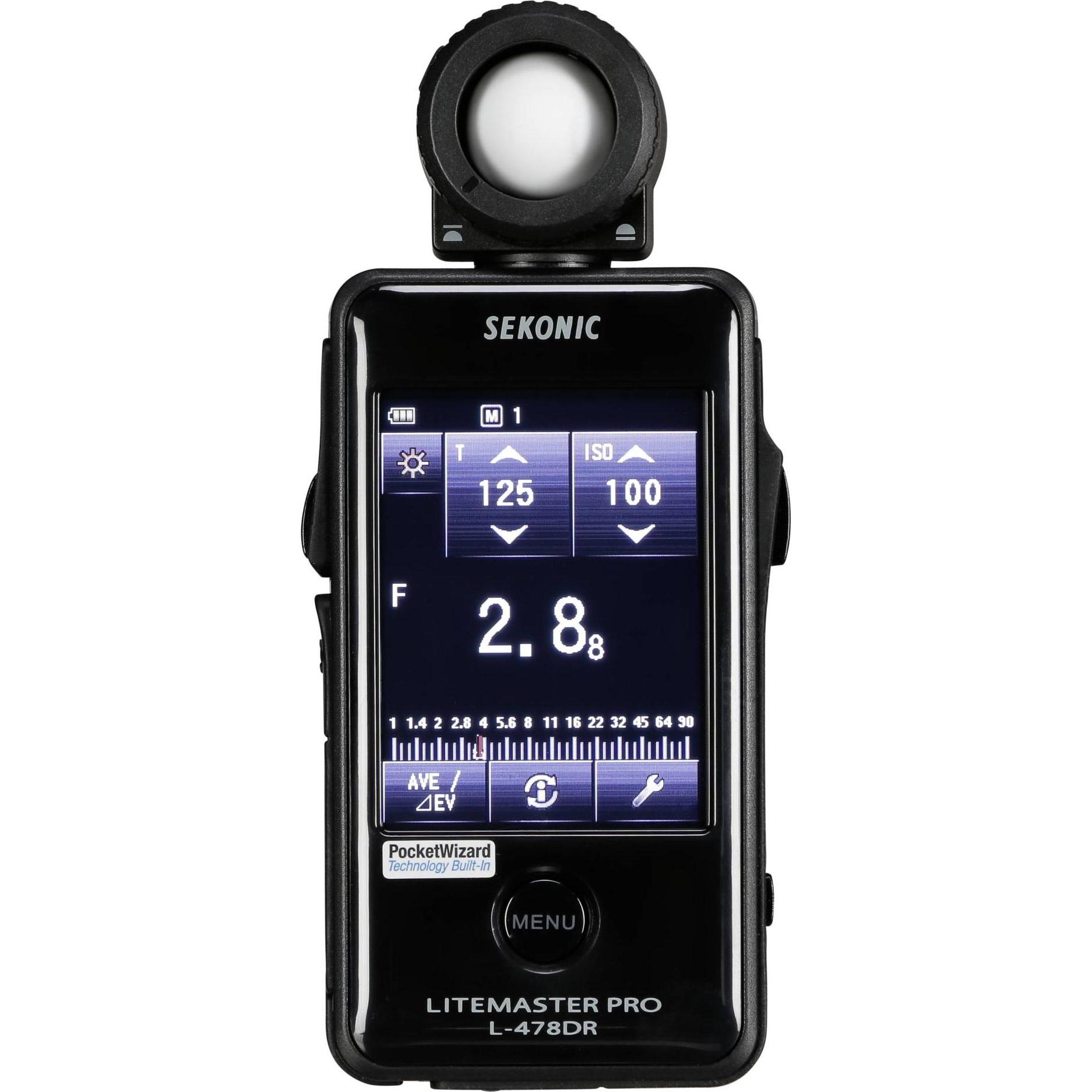 Sekonic L-478DR Litemaster Pro (Belichtungsmesser), Blitzgerät Zubehör, Schwarz