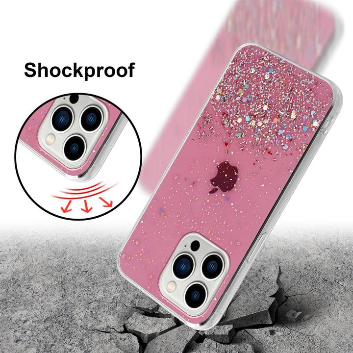Produktbild Cadorabo TPU Cover funkelnder Glitter (Apple iPhone 13 Pro Max)