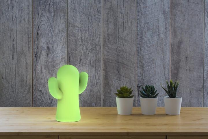 Actual product image Newgarden PANCHITO LIMA LED table lamp cactus 3-touch dimmer green rechargeable indoor & outdoor IP43 (IP43)