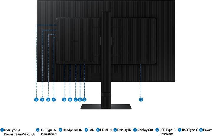 Actual product image Samsung ViewFinity S6 - S60UD (2560 x 1440 pixels, 27")
