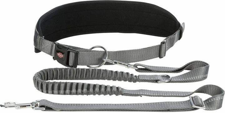 Actual product image Trixie waist strap with leash, nylon (M, Dog, Jogging)