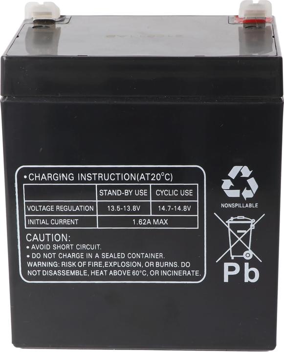 Actual product image Multipower MP5.4-12B 12V 5,4Ah 6,3mm Faston Lead Battery AGM Lead Gel Battery (12 V, 5.40 Ah)