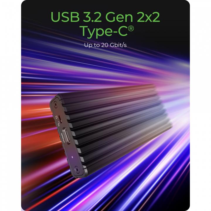 Actual product image Icy Box IB-1917M-C32a M.2 (M.2 2260, M.2 2280, M.2 2230, M.2 2242)
