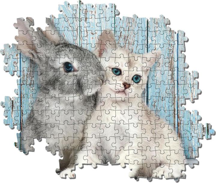 Actual product image Clementoni cat and rabbit (500 pieces)