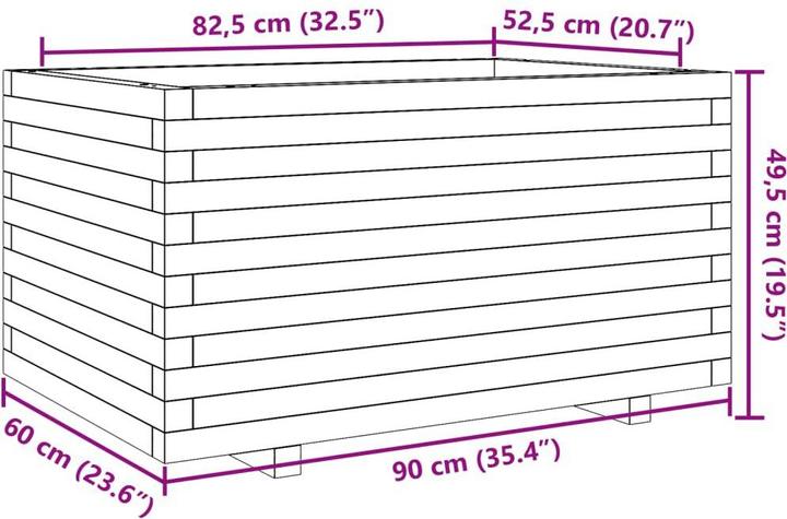 Produktbild vidaXL Pflanzkübel