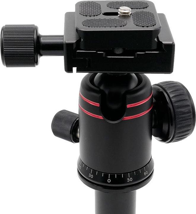 Produktbild Caruba Compactstar 51 Tafelstatief (Zwart / Rood) (Metall)