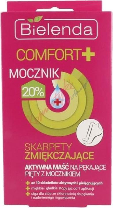 Bielenda Comfort+ Socks Unguento attivo per talloni screpolati con urea (Maschera del piede, 12 ml)