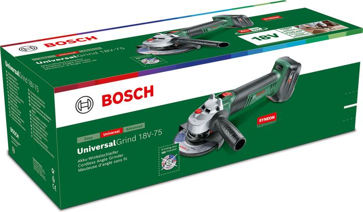 Actual product image Bosch Home & Garden UniversalGrind 18V-75 (125 mm)
