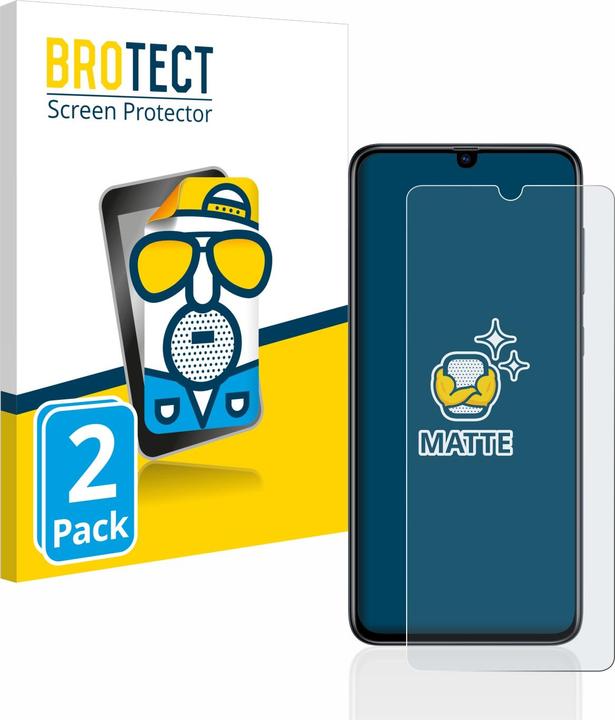 Produktbild BROTECT Entspiegelungs-Schutzfolie Displayschutz Matt (2 Stück, Samsung Galaxy A70)