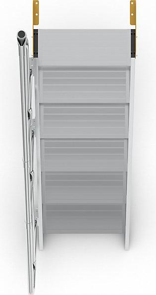 Immagine prodotto Munk Scale a 45° Larghezza gradini 600 mm 6 gradini Alluminio scanalato (Stile, 138 cm)