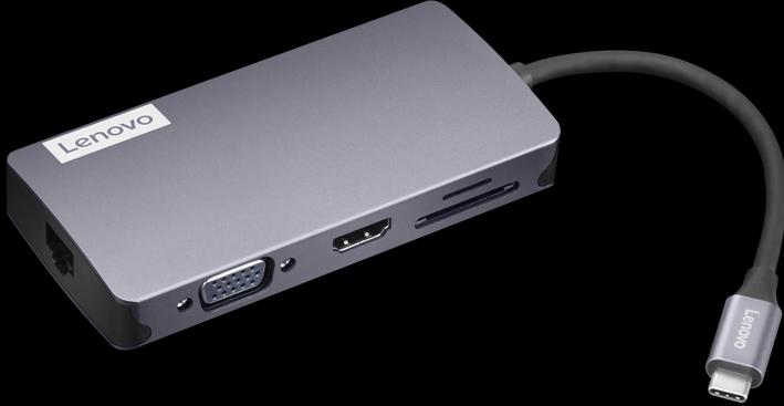 Actual product image Lenovo 150 USB-C Travel Dock (P) (USB-C, 1 Ports)