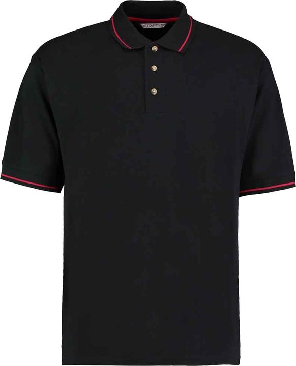 Leuchtend rot, Schwarz