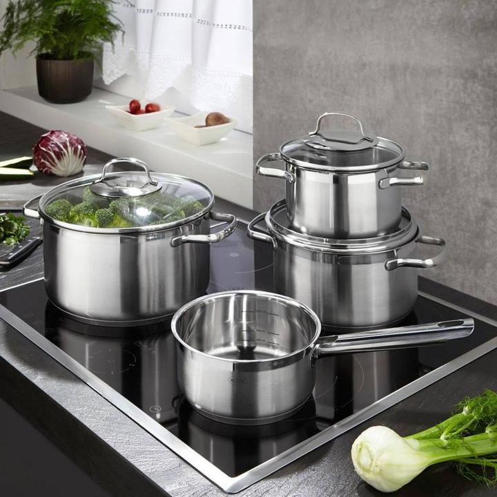 Actual product image Rösle 8-piece pot set Moments Edelsathl (Pan set + pot set, Stainless steel)