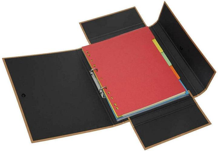 Actual product image Pagna Document folder 2-ring mechanism kraft paper nature (A4, 1x)