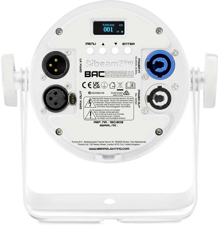 Produktbild BeamZ Pro Scheinwerfer BAC322W, Typ: PAR Scheinwerfer, Leuchtmittel (10 W, LED)