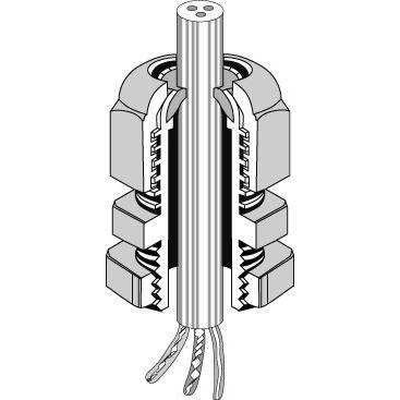 Thumbnail - Hensel, Kabelverbindung, Anbau-Kabelstutzen