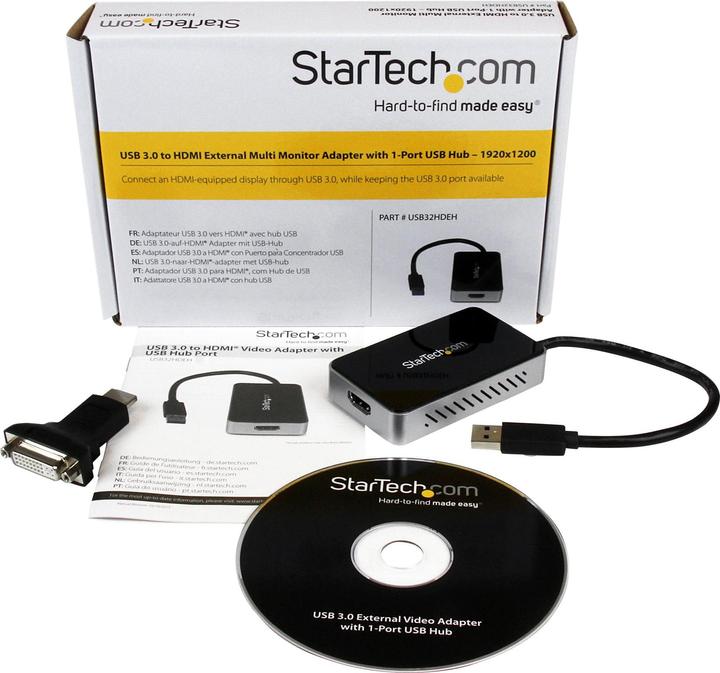Produktbild StarTech USB32HDEH (USB-A, 2 Ports)