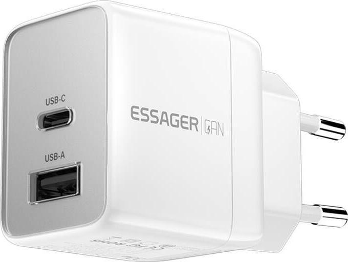 Actual product image Essager ECT33W-LJB02-Z 33W C+A Charger (white) (33 W)