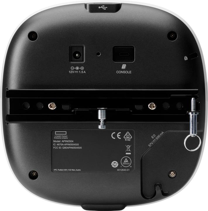 Image du produit HPE E Aruba AP-504 Access Point, RW, Dual Radio :2, 802.11ax, External Antennas, Unified Campus (1200 Mbit/s)