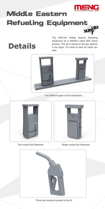Produktbild Meng-Model Middle Eastern Refueling Equipment(Resin