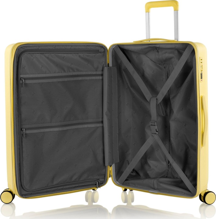 Actual product image Heys Pastel Yellow M -matkalaukku, keltainen (74 l, M (50 - 90l))