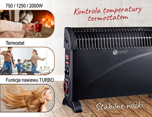 Productafbeelding Mesko MS 7741b Convectorverwarming met timer en turboventilator (2000 W)