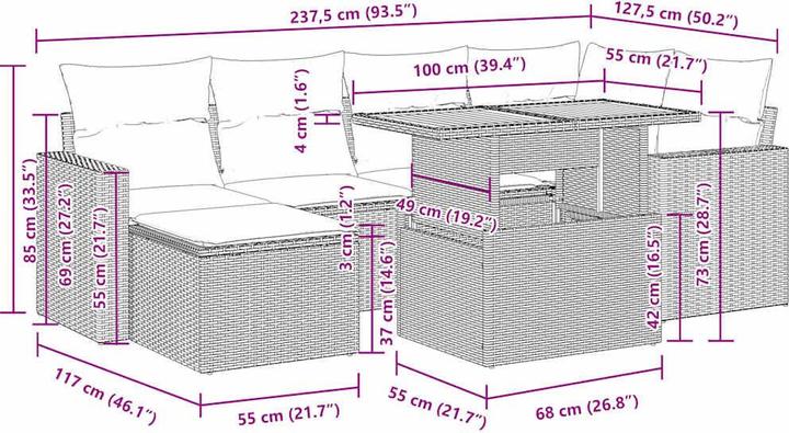 Produktbild vidaXL Lilian