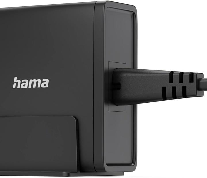 Produktbild Hama Universal-USB-C-Ladestation, GaN, 3 Ports, Power Delivery (PD), 5-28V/140W (140 W, 3 Ports)