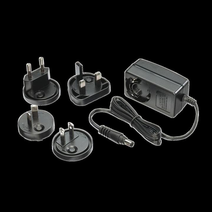 Actual product image Lindy MC Switching AC Adapter 9VDC2A 5.5/2. Level VI
